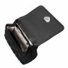 Dame skuldertaske 049g 01 sort ruskind