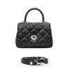 Dame skuldertaske 049g 01 sort caviar