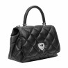 Dame skuldertaske 049g 01 sort caviar