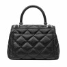 Dame skuldertaske 049g 01 sort caviar