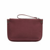 Damehåndtaske 211g 01 burgundy camoscio