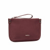 Damehåndtaske 211g 01 burgundy camoscio