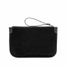 Håndtaske dame 211g 01 ruskind sort
