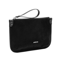 Håndtaske dame 211g 01 ruskind sort