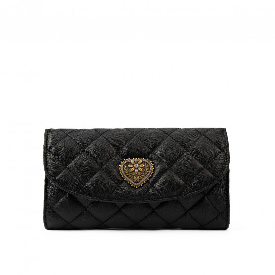 Dame skuldertaske 048g sort kaviar
