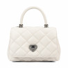 Dame skuldertaske 049g 01 panna safiano