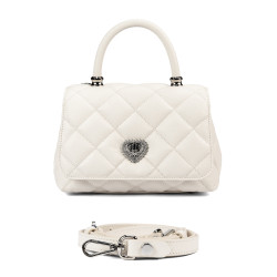 Dame skuldertaske 049g 01 panna safiano