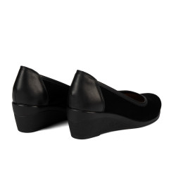 Dame casual sko 6094 sort kombineret