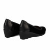 Dame casual sko 6094 sort kombineret