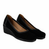 Dame casual sko 6094 sort kombineret