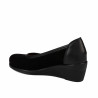 Dame casual sko 6094 sort kombineret