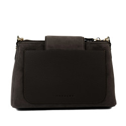 Dameskuldertaske 051g ruskind toffee