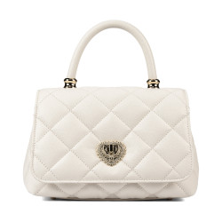 Dame skuldertaske 049g panna safiano