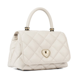Dame skuldertaske 049g panna safiano