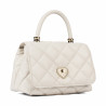 Dame skuldertaske 049g panna safiano