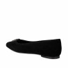 Damesko ballerina 1362 sort velour