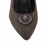 Dameballerinaer 1362 sandfarvet ruskind