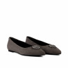 Dameballerinaer 1362 sandfarvet ruskind