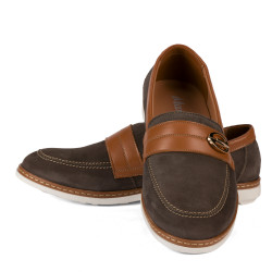 Dame loafers 6100 bufo cafe kombineret