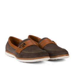 Dame loafers 6100 bufo cafe kombineret