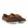 Dame loafers 6100 bufo cafe kombineret