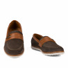 Dame loafers 6100 bufo cafe kombineret