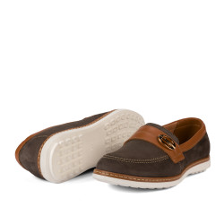 Dame loafers 6100 bufo cafe kombineret
