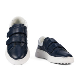 Damesneakers 6008-1sc indigo+hvid