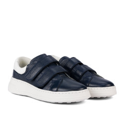 Damesneakers 6008-1sc indigo+hvid