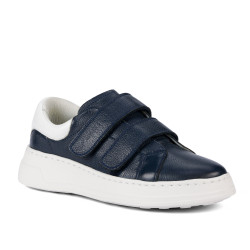 Damesneakers 6008-1sc indigo+hvid