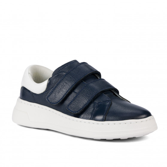 Damesneakers 6008-1sc indigo+hvid