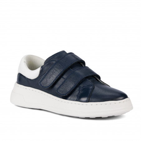 Damesneakers 6008-1sc indigo+hvid