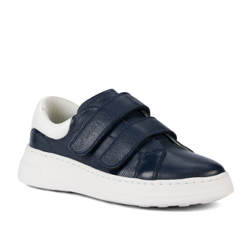 Damesneakers 6008-1sc indigo+hvid