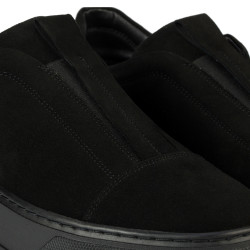 Dame casual sko 6095 sort ruskind
