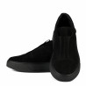 Dame casual sko 6095 sort ruskind
