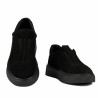Dame casual sko 6095 sort ruskind