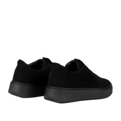 Dame casual sko 6095 sort ruskind