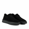 Dame casual sko 6095 sort ruskind