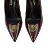 Elegante damesko 1363 lak bordeaux
