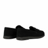 Dame mokkasiner 6082-1 sort ruskind