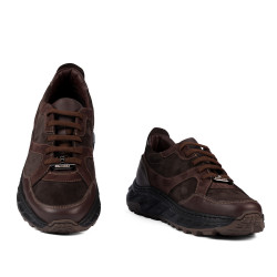 Herresko casual/sport 996 cafe ruskind kombineret
