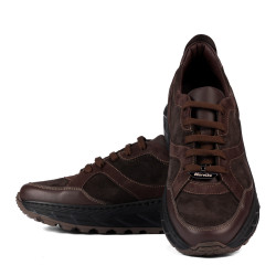 Herresko casual/sport 996 cafe ruskind kombineret