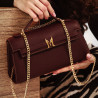 Dame skuldertaske 041g bordeaux lifestyle