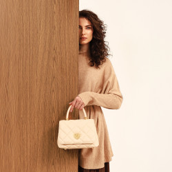 Dame skuldertaske 049g panna safiano lifestyle