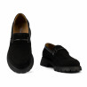 Dame casual sko 6099 sort kombineret bufo