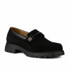 Dame casual sko 6099 sort kombineret bufo