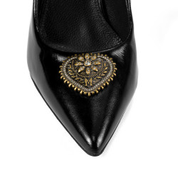 Elegante damesko 1364 sort lak