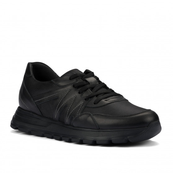 Herresko casual/sport 997 sort kombineret