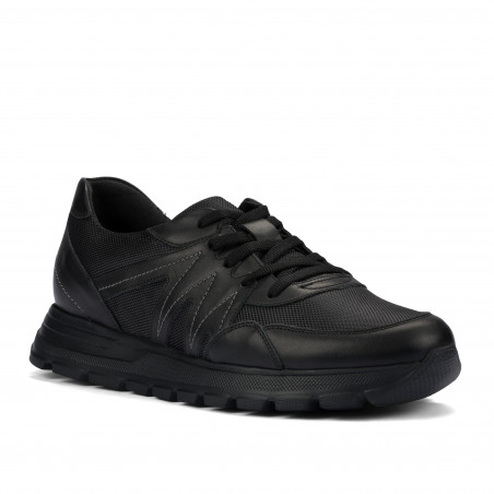 Herresko casual/sport 997 sort kombineret