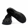 Herresko casual/sport 997 sort kombineret